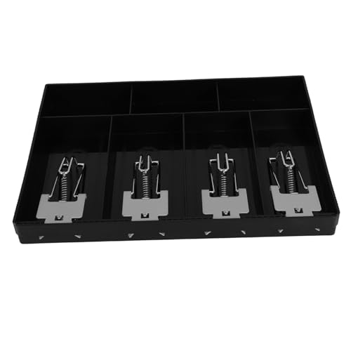 Abaodam 多格仕切り付き現収納トレイ キャッシュドロワー 店舗用現整理ボックス 小売店 オフィス 教室対応収納ケース