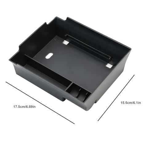 Attisfiera Armlehne Handschuhfach Organizer Aufbewahrungsbox für Ioniq 6 Mittelkonsole Aufbewahrungsbox Armlehne Organizer Mittelarmlehne Handschuhfach