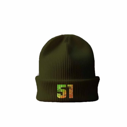 Cuffed beanie 51 Number bonnet olive chaud pour homme et femme