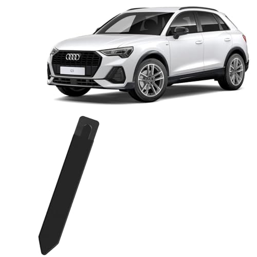 BoxWave Stylus Pouch Compatible with Audi 2021 Q3 (8 in) - Stylus PortaPouch, Pen Stylii Holder Carrier Portable Self-Adhesive - Jet Black