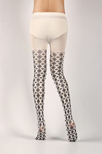 Image of Sahabowi Women Tights, Sheer High Waist Pantyhose, Vintage Control Top Stockings, Siwa 4