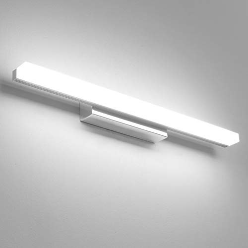 Klighten 12W LED Spiegelleuchte,50CM Badleuchte Badlampe Spiegellampe,6000K Kaltes Weiß Schminklicht,220V Badleuchte