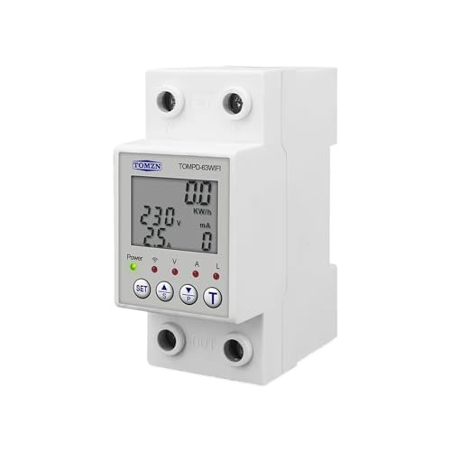 Smartlife reclosable Energy Meterr 63A 110V 220V Energy Meter Metering Timer with Voltage Current Leakage Protection