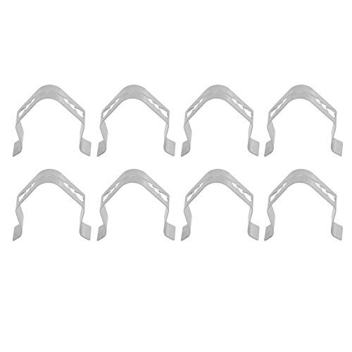 QANYEGN 8Pcs Meat Thermometer Probe Clip Holder, Stainless Steel Grill Probe Clip, iversal Meat Grill Temp Probe Clip for BBQ Smoker Oven Grill