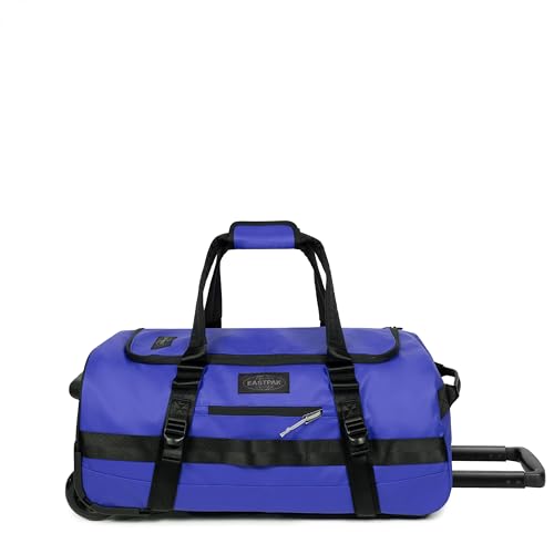Image of Eastpak Duffel Pack Wheel S - 38L Wheeled Duffel with Telescopic Handle, Convertible Backpack Straps, Weatherproof Finish & Gear Loops