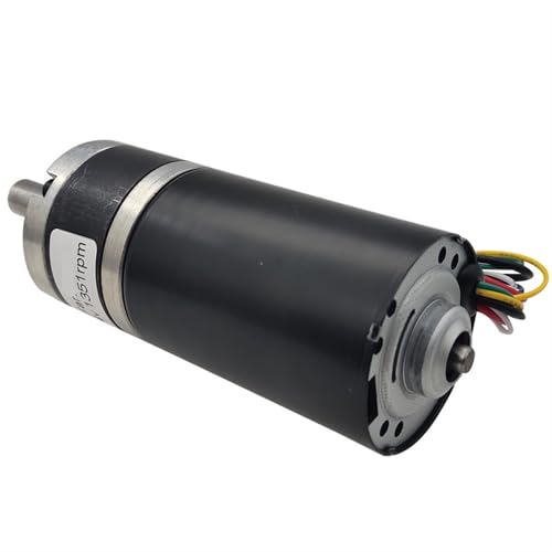Moteur à engrenages planétaires sans balais courant continu 24v 50rpm vitesse réglable