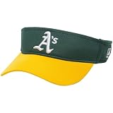 OC Sports Oakland Athletics A's MLB Two Tone Golf Sun Visor Hat Cap Adult Men's Adjustable