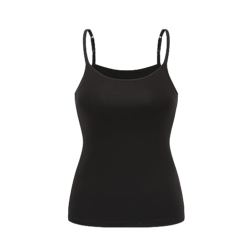 Image of Womens Modal Built-in Bra Padded Camisole Yoga Tanks Tops