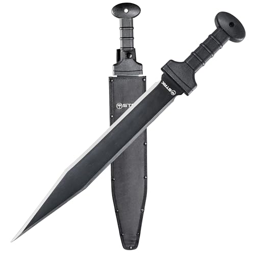 Sheffield STAK 11805 Meridius Sword 25 Tactical Sword for Hunting Gifts for Men Brush Clearing Tactical Machete 18 Double Edge Blade Sheath Included