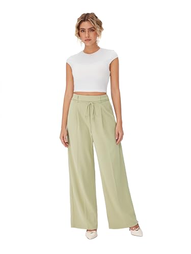 CIDER Womens Straight Leg Pants Slacks Business Casual Pants with Pockets2