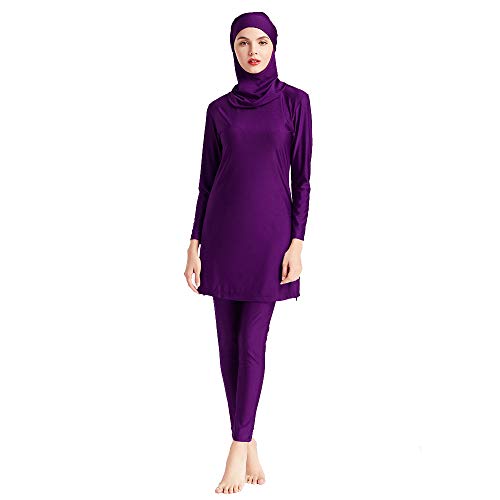 ABEUTY Muslim Swimsuit for Women Modest Swimwear Burkini Full Suit Plus Size Islamic Hijab Swimming Costume Cover