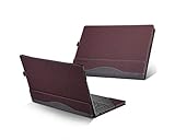 Honeymoon Compatible for Lenovo Yoga C930 / Yoga 920 / Yoga 910 /Yoga 900 13.9 Inch Case, PU Leather Folio Stand Protective Cover for Lenovo Yoga 7 Pro / 6 Pro/Yoga 5 Pro 13' 2-in-1 Laptop, Red