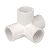 Gardeningwill 10 stuks 4-weg PVC-fittingen 32 mm voor broeikassen en meubels