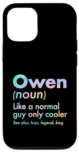 Owen Like A Normal Guy Only Cooler Legend King �t�@�[�X�g�l�[�� �X�}�z�P�[�X iPhone 12/12 Pro �p