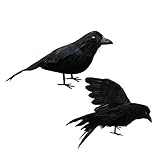 Extrem realistische, detailreiche Vogelgartendekoration.