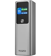 TOZO PB5 PD Fast Charging Power Bank, 140W Battery Pack Smart Display for Battery Remaining, 2700...