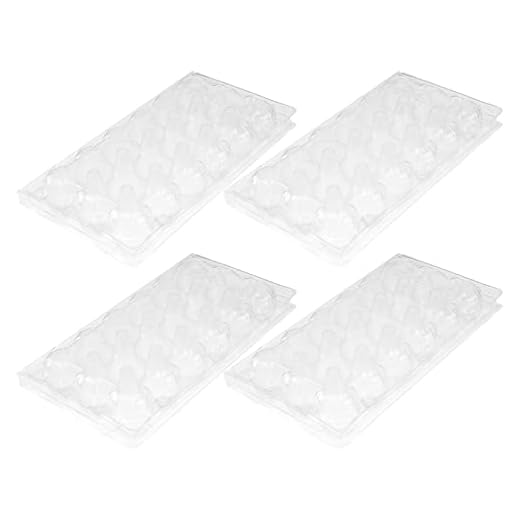Hemoton Lot de 50 boîtes à œufs en plastique avec couvercle, œufs de caille pour petits oeufs, caille, tétras de faisan, réfrigérateur sans oeuf, 18 grilles