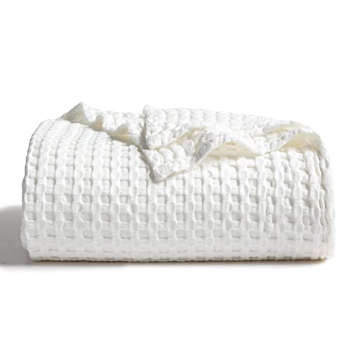 Waffle Weave Throw Blanket