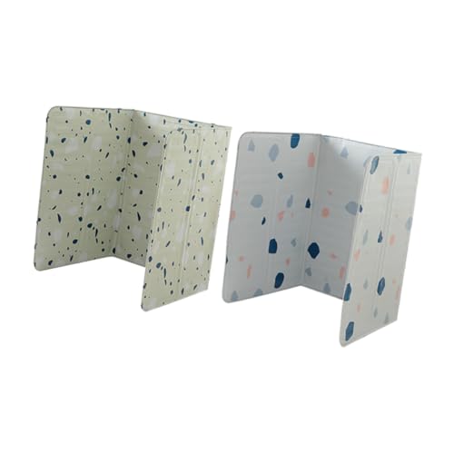 BESTYASH 2 Piezas Protector Antisalpicaduras de Aluminio para Cocina Unidades Diseño y Resistente para Camping y Estufa Protección Efectiva contra Salpicaduras de Aceite Fácil