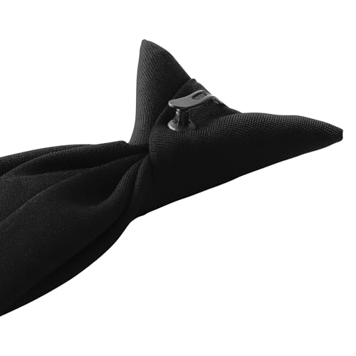 Image of Jacob Alexander Uniform Solid Clip-On Tie with Buttonholes