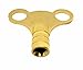 Price comparison product image Brass Radiator Bleed Key for Removing Trapped Air/Valve Venting