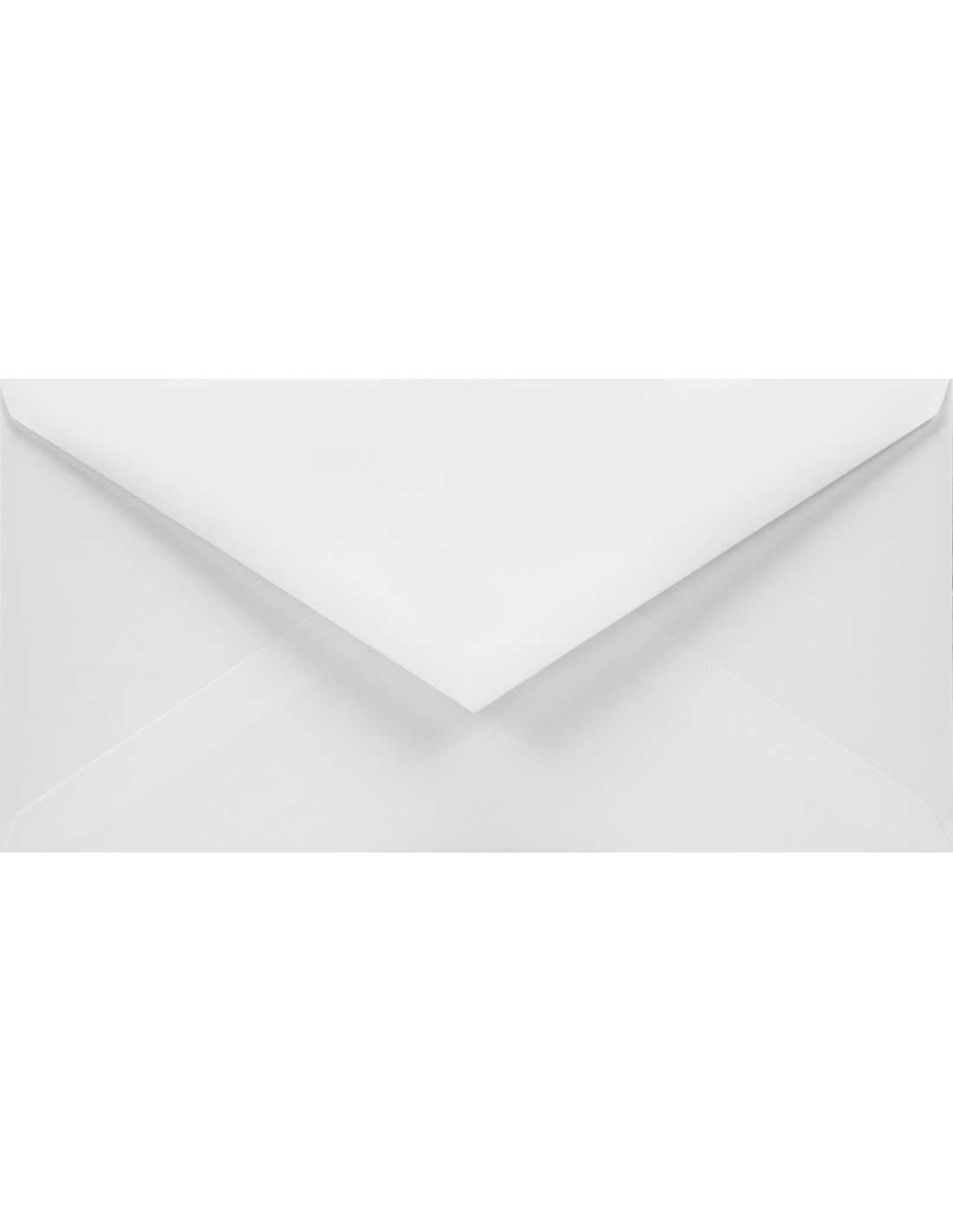 Netuno 100 White Long envelopes DL 110x220mm 120g Materica Gesso Ecological envelopes Multicolour envelopes Elegant Coloured envelopes Recycled envelopes for Wedding Birthday Christmas Greeting Cards