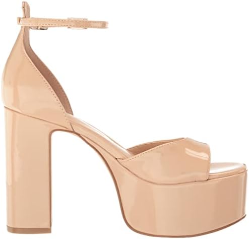 GUESS Women's Selima Heeled Sandal, Nude 110, 8 | Image 5