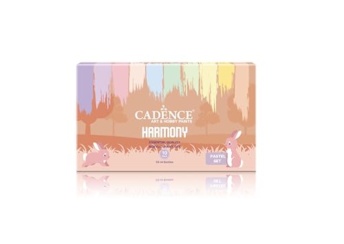 Cadence Set Harmony Acrylic Pastel Colors 10 Und.