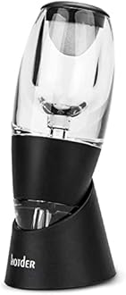Hotder Wine Aerator, Acrylic Red Wine Decanter Pourer with Base Gift Set for Christmas New Year Party Wine Lover