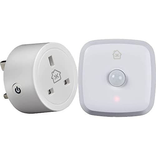 Knightsbridge Motion Controlled Smart Plug Socket, White, BS 1363, CE Certified