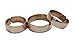 Set of 3 Hand Forged Pure Copper Rings. Made with 100% Pure Raw Untreated Copper. Helps Reduce Finger Joint Pain and Swelling. Tibetan Healing Medicine Ring Set. (Plain)