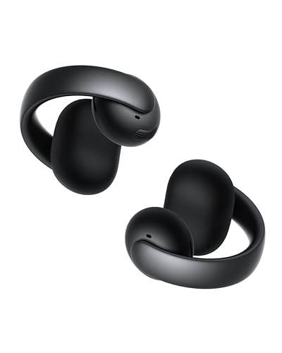 soundcore AeroClip by Anker, Open-Ear Kopfhörer, Bluetooth Earbuds, Open Earbuds, ganztägiger Komfort, 4 KI-gestützte Mikrofone, sicherer Halt, 12mm Treiber, Hi-Res, Open-Ring Design