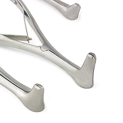 Image of Vienna Nasal Speculum ENT Instruments, Premium Quality Stainless Steel for Adult, Child, Infant - Small, Medium, Large - 3 Pcs