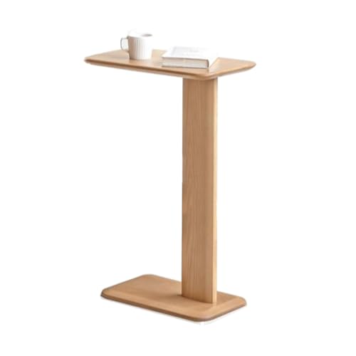 Mesa de cocina para el hogar JATIBOSH compacta redonda de madera auxiliar bar baja 2