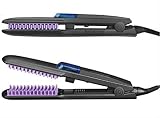 Ionen-dampfbügeleisen Und Keramik-dampfglätter Zum Bürsten Von Dampf Und Haarstyling Für Den Heimgebrauch Glättbürste Hair Straightener Glätteisen Locken Und Glätten