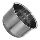 NOLITOY Cubeta Interior Antiadherente de Acero Inoxidable para Olla Arrocera 5l, Repuesto para Cocina, Distribución Uniforme del Calor, Limpieza Fácil y Rápida, Accesorio para Preparar