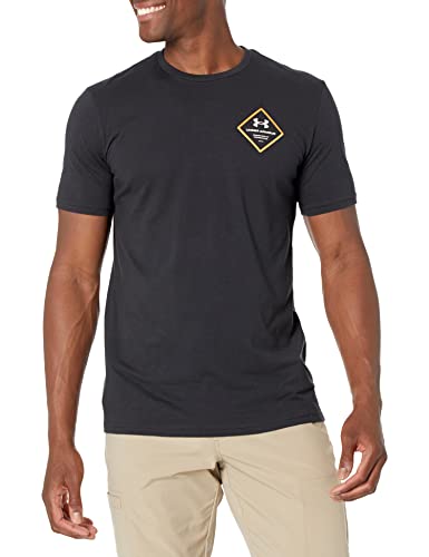Under Armour Men's Standard Outdoor Key Short Sleeve T-Shirt, (001) Black / / White, Small
