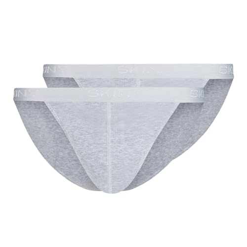 Skiny Tanga Cotton Rib String Homme sous-vêtement masculin lot de 2 sous-vêtements confortables