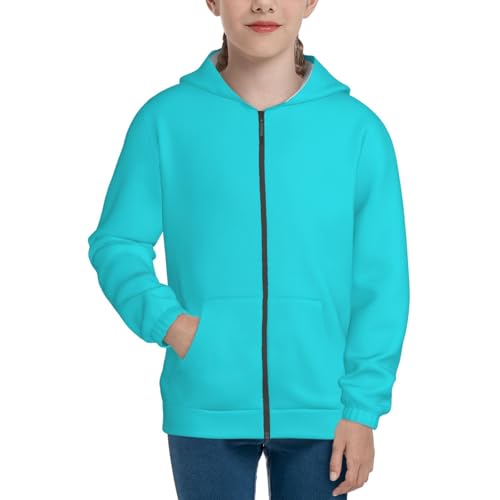 Aqua Kid Hoodies Boys Zip Up Sweatshirts Girls Pullover with Pocket3