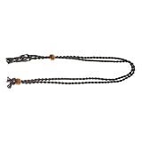 FOMIYES Cuerda Tejida a Mano para Collar Ajustable Negra Red Porta Collares Decorativo, Cuerda de Repuesto para Colgante de Piedra de Ágata, Accesorios para Fabricación de Joyas