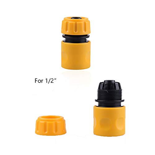 Image of Zibuyu 5PC Hose Connector Joint, 3 /4 to 1 /2 Inch Garden Pipe Tap Fitting