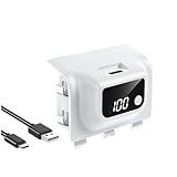 Tosuny Paquete de Batería de Controlador Recargable para X box Series X|S, Tiempo de Reproducción de 30 Horas, Carga Completa de 3-4 Horas, Paquete de Batería de Controlador box de (WHITE)