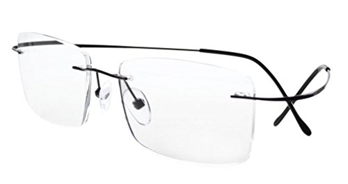 Eyekepper Titan randlose Brillen Herren Schwarz