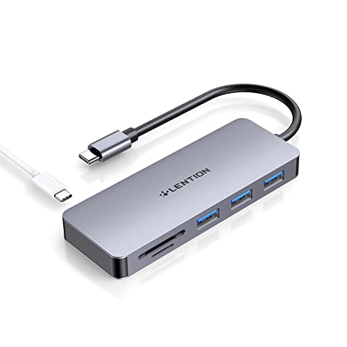 LENTION Hub USB C con 3 USB 3.0, Lettore di Schede...