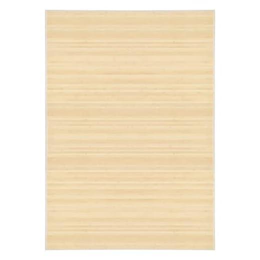 vidaXL Alfombra de Bambú 160x230cm Natural Decoración de Interior Casa Hogar