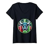 TSM Stock Market Ticker V-Neck T-Shirt