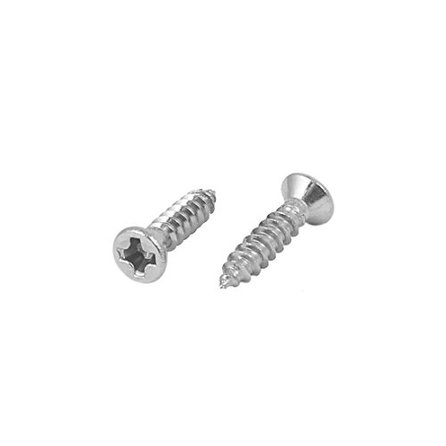 uxcell Tornillos autorroscantes de acero inoxidable M2.2 x 9.5mm miniatura 2
