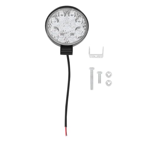 Foco LED de Trabajo de Aluminio Avanzado con Lámpara Redonda de 27w para Parachoques