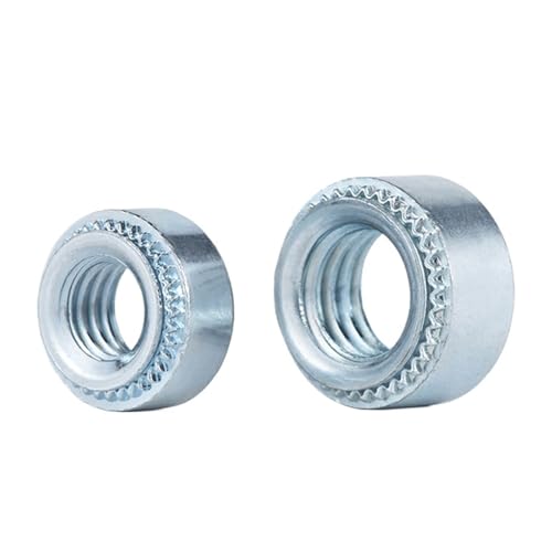 Dadi autobloccanti CLS-M2 M2.5 M3 M4 M5 M6 M8 M10 Dado a pressare Dado a rivettatura a pressione in acciaio al carbonio Dado a pressione Dadi a spina(S-M2-2(30pcs))