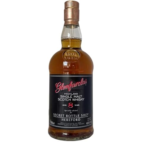 Secret Bottle Shop - Glenfarclas 8 Year Old Single Malt Cask Strength Whisky | Only 300 Bottles | Limited Edition Whisky Gift | 70cl 49.4% ABV Cover